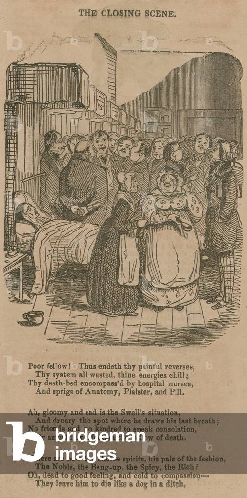 Scene in a hospital (engraving)