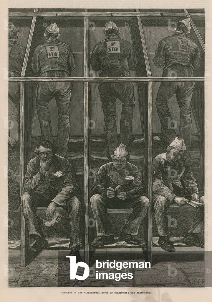 Sketches in the Clerkenwell House of Correction (engraving)