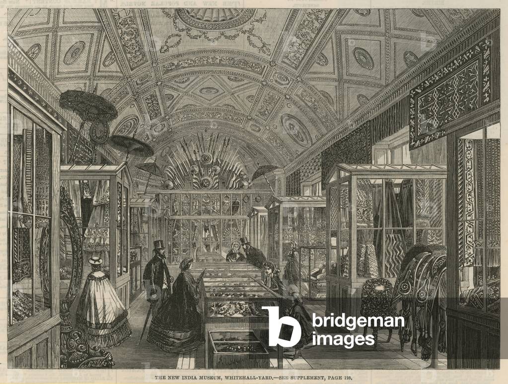 The new India Museum, Whitehall Yard, London (engraving)