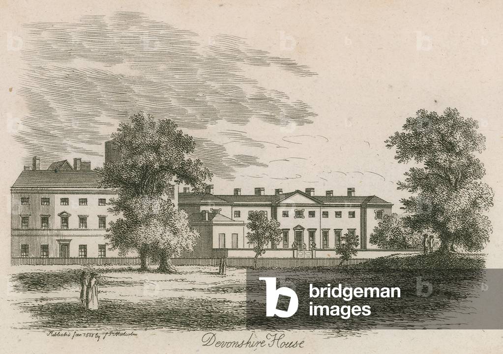 Devonshire House, London (engraving)