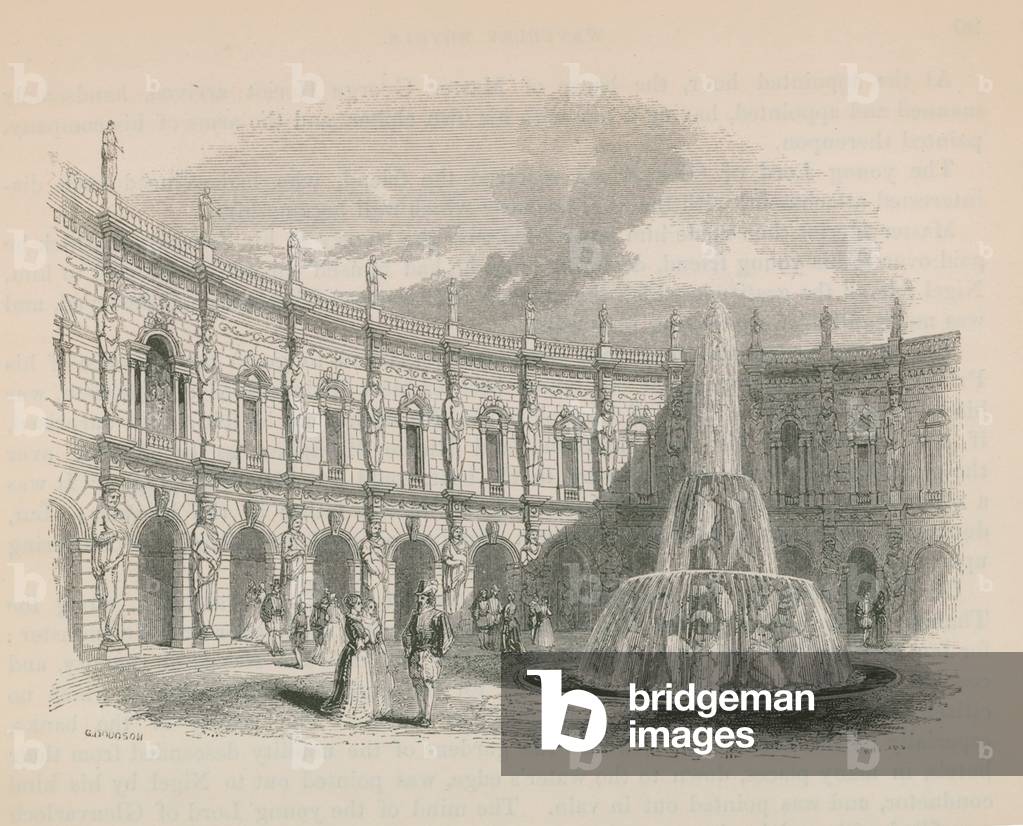 Circular Court in Whitehall (engraving)