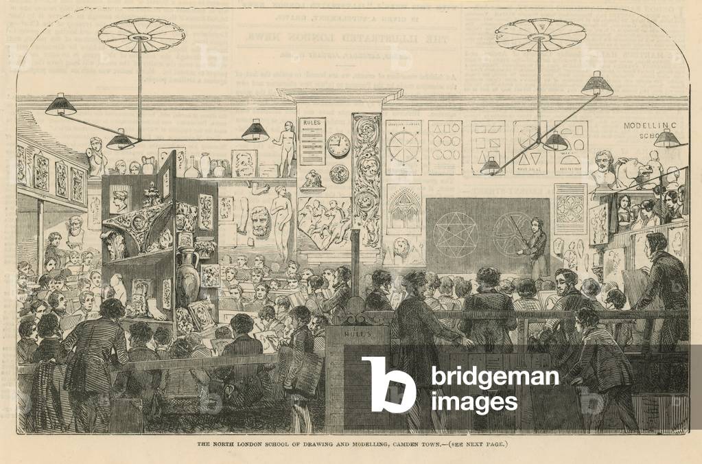 The North London School of Drawing and Modelling (engraving)