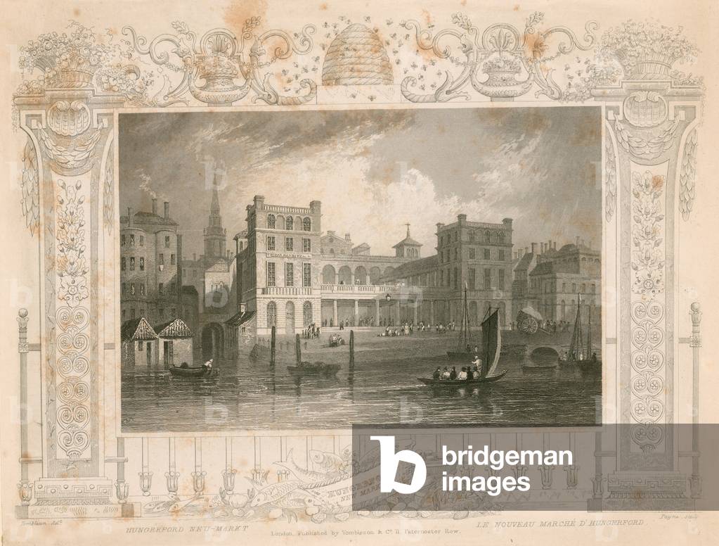 New Hungerford Market, London (engraving)