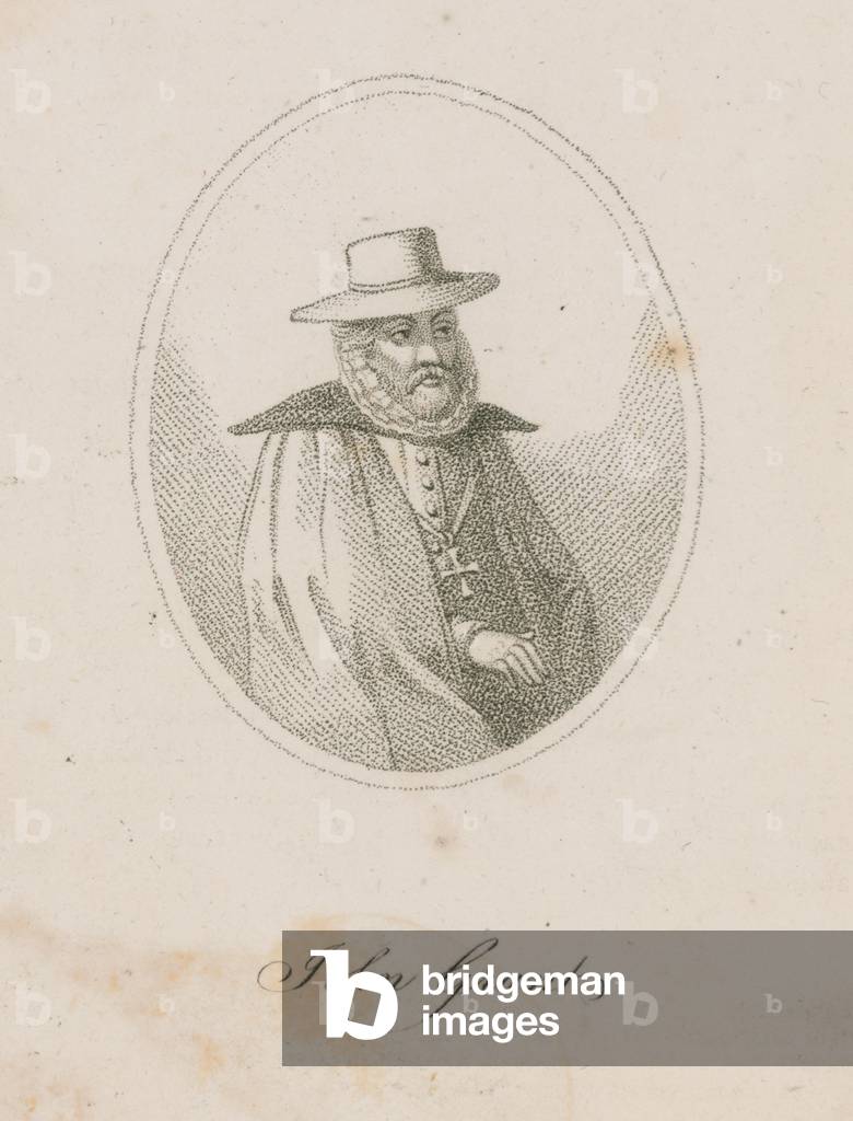 John Grant, a member of the Gunpowder Plot (engraving)