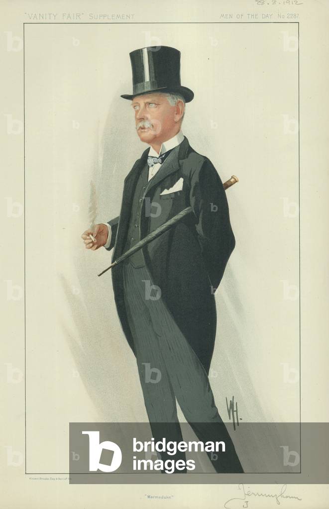 Mr Charles Edward Jerningham (colour litho)