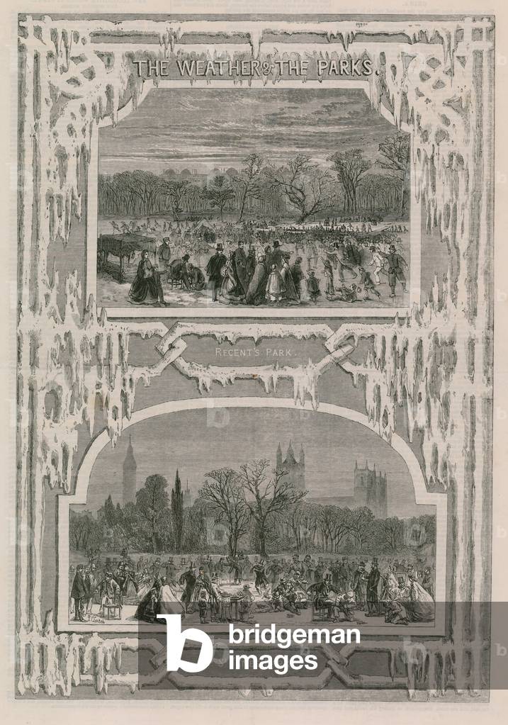 The weather and the parks (engraving)