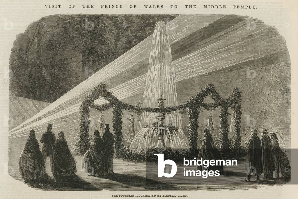 Visit of the Prince of Wales to the Middle Temple (engraving)