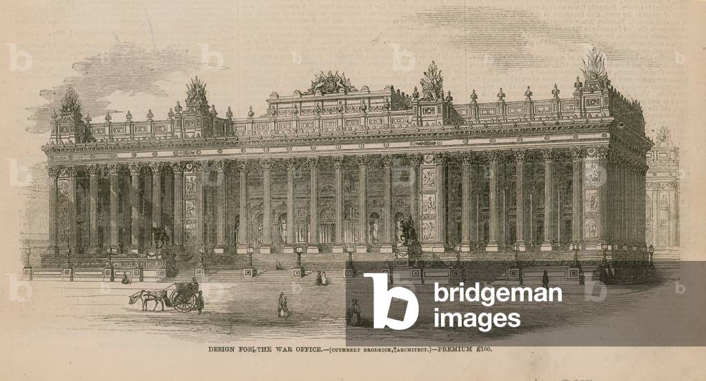 Design for the War Office (engraving)