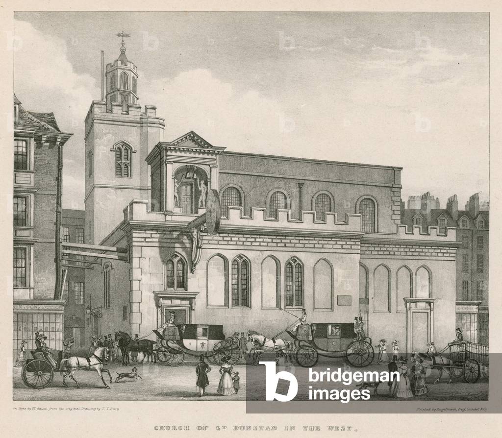 Church of St Dunstan in the West (engraving)