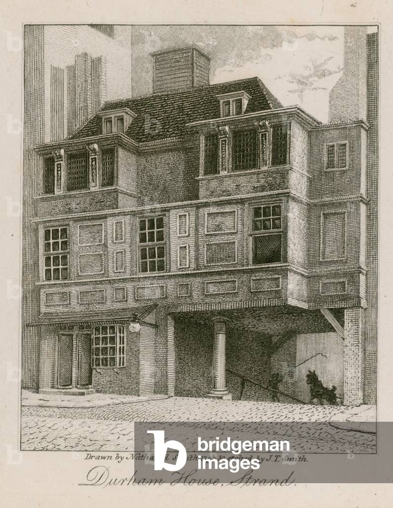 Durham House, Strand (engraving)