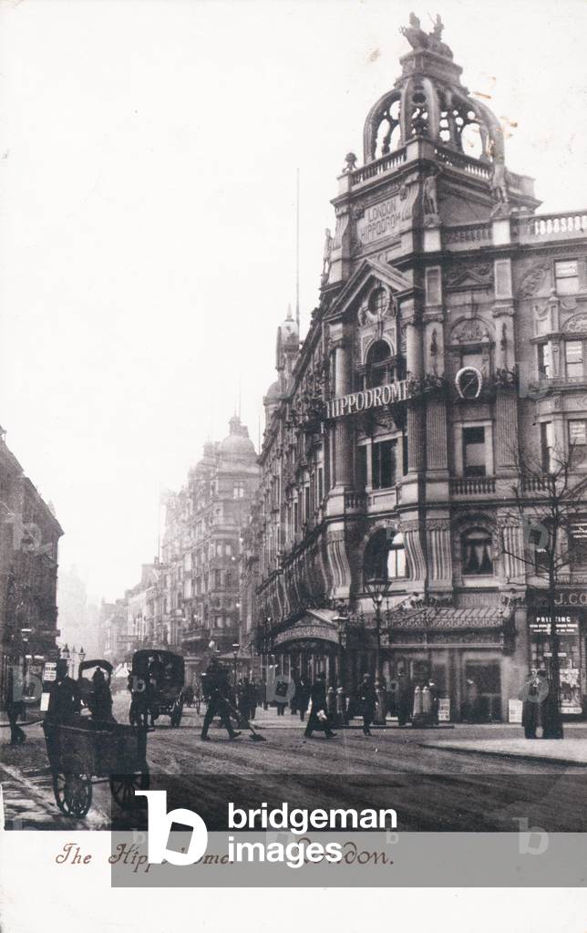 he Hippodrome in London (b/w photo)
