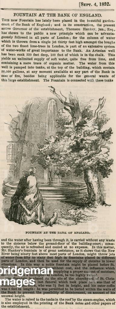 Bank of England, Garden Court (engraving)