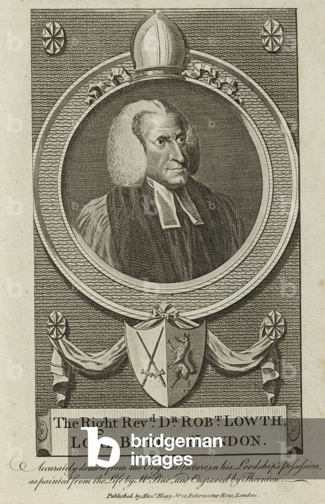 Portrait of Robert Lowth (engraving)