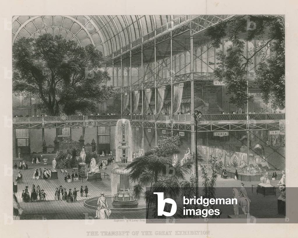 The Transept of the Great Exhibition, looking south (engraving)