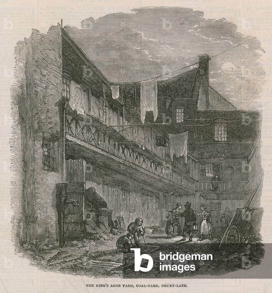 The King's Arms Yard, Coal Yard, Drury Lane (engraving)