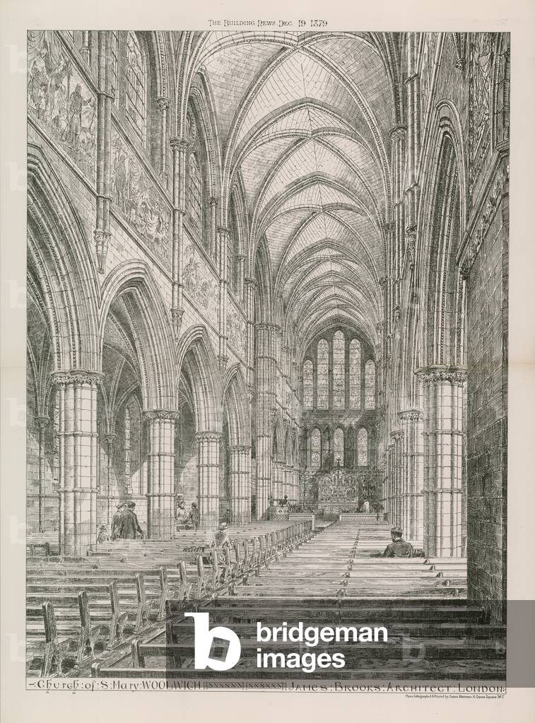 Church of St Mary in Woolwich (engraving)
