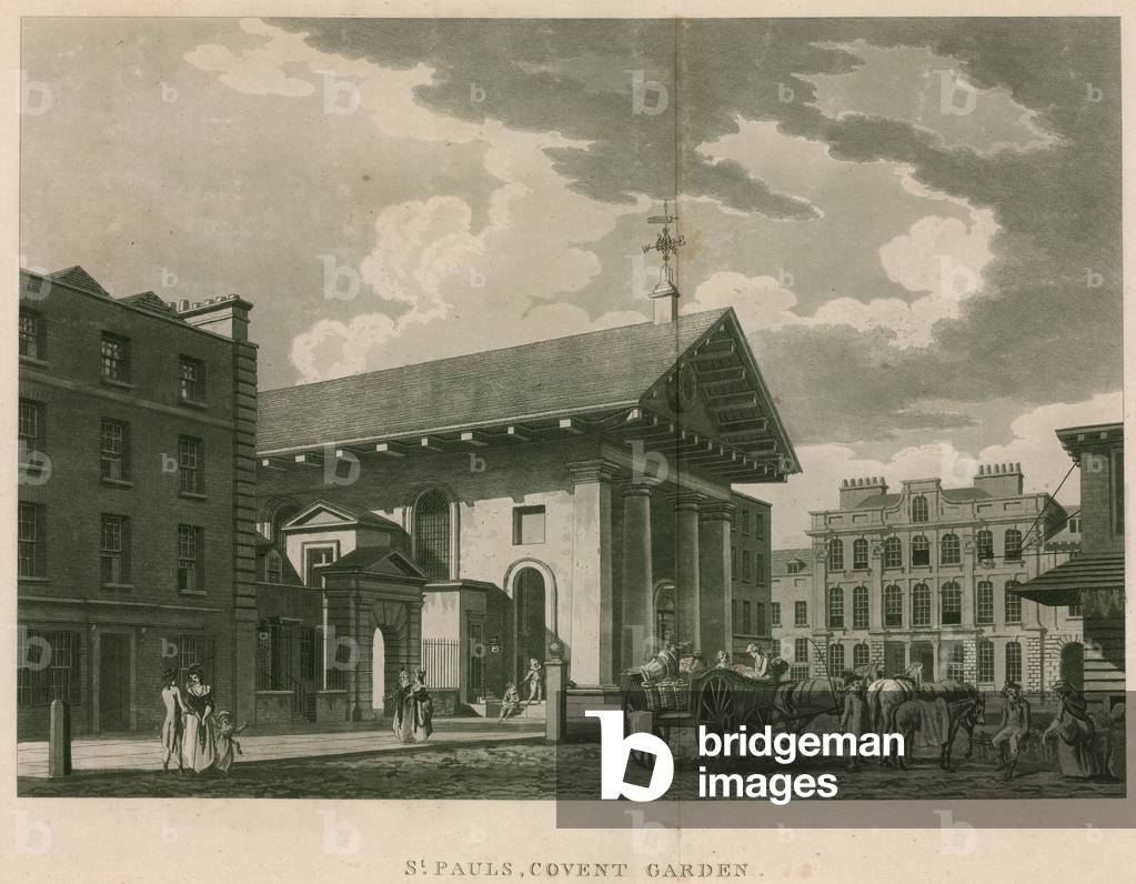 St Paul's, Covent Garden, London (engraving)