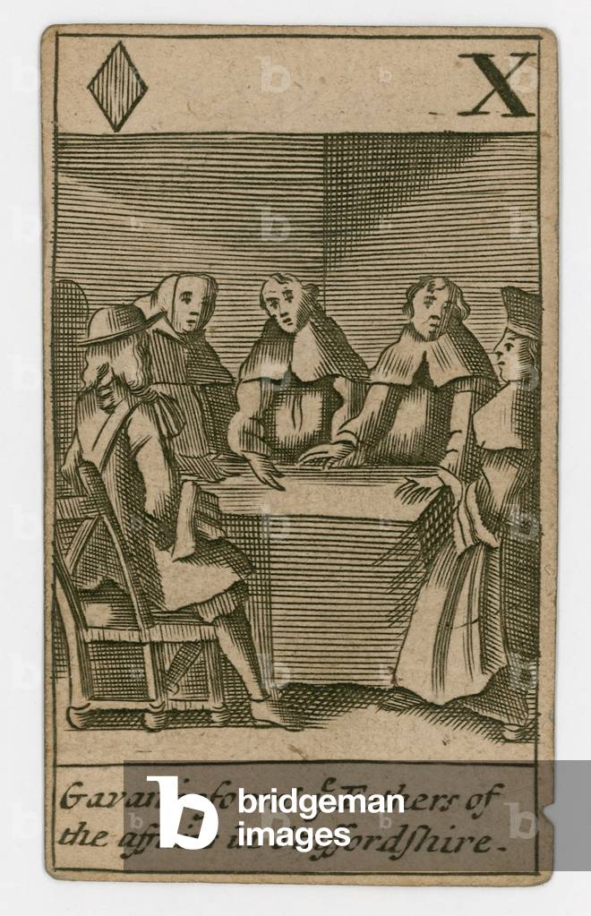 Popish Plot playing card (engraving)