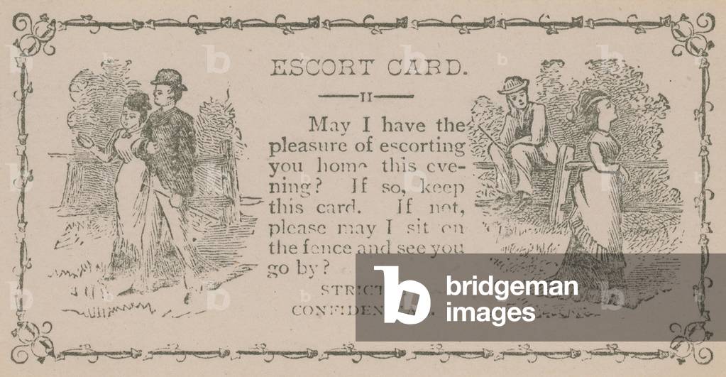 Escort card (engraving)