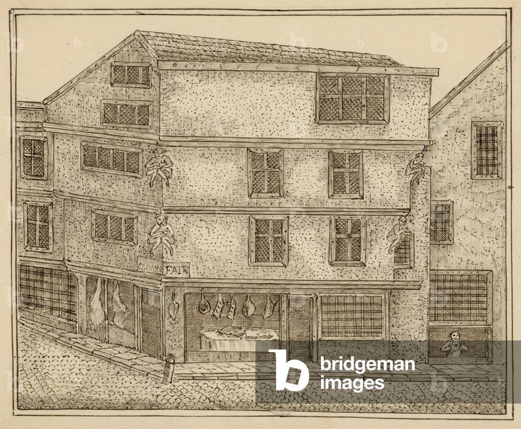 Butcher in Smithfield (engraving)