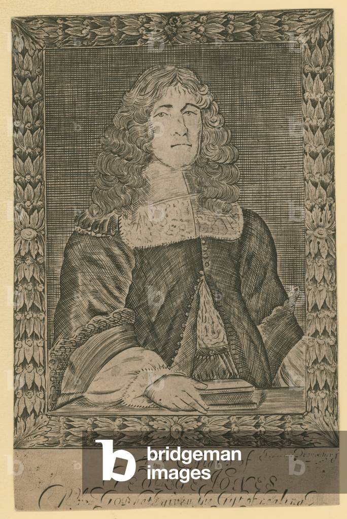 The effigies of George Jones, whom God has given the Gift of England (engraving)