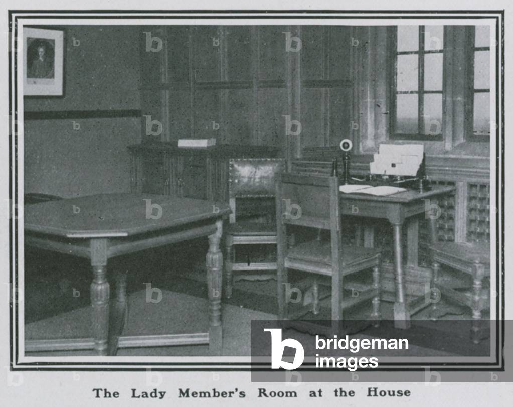 The lady member's room at the House of Commons (photo)