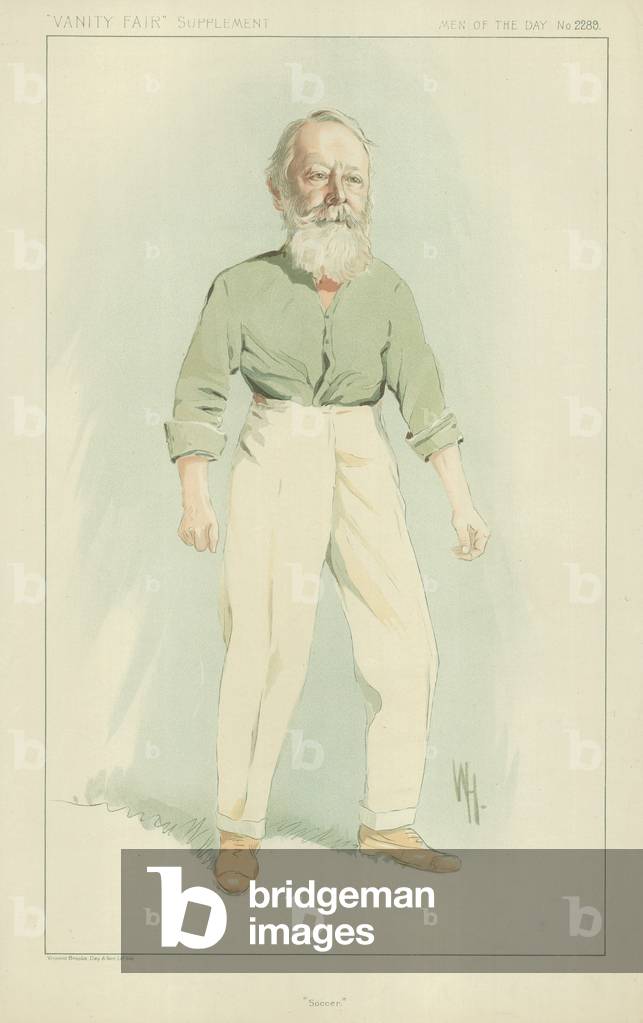 Lord Kinnaird (colour litho)