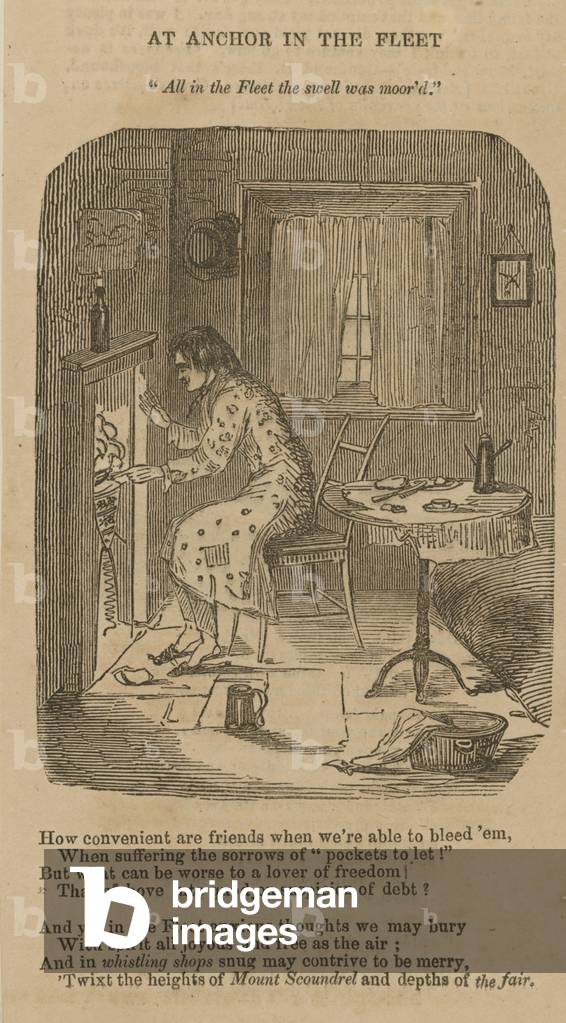 At Anchor in the Fleet (engraving)