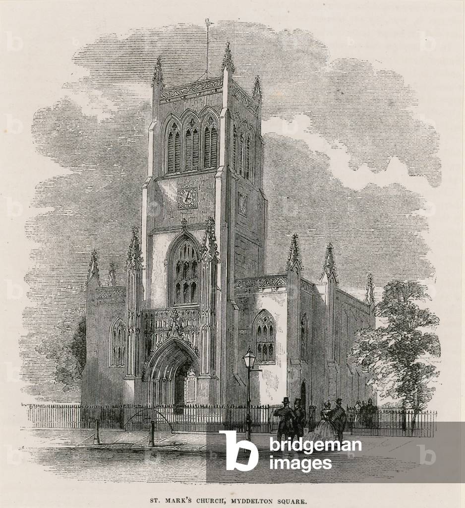 St Mark's Church, Clerkenwell (engraving)