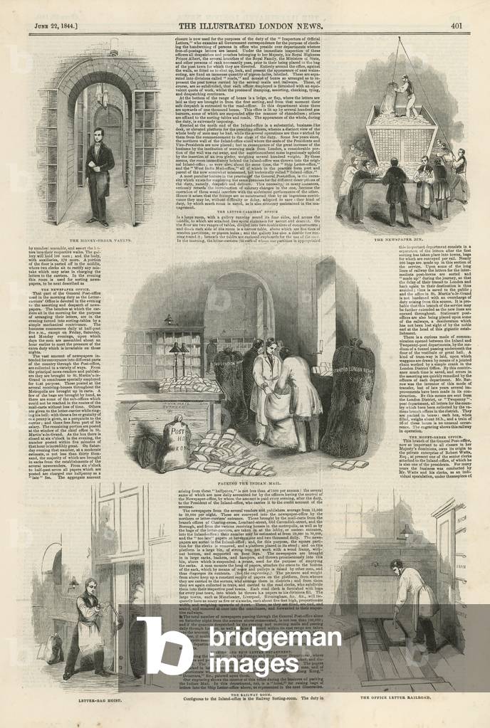 Page from the Illustrated London News (engraving)