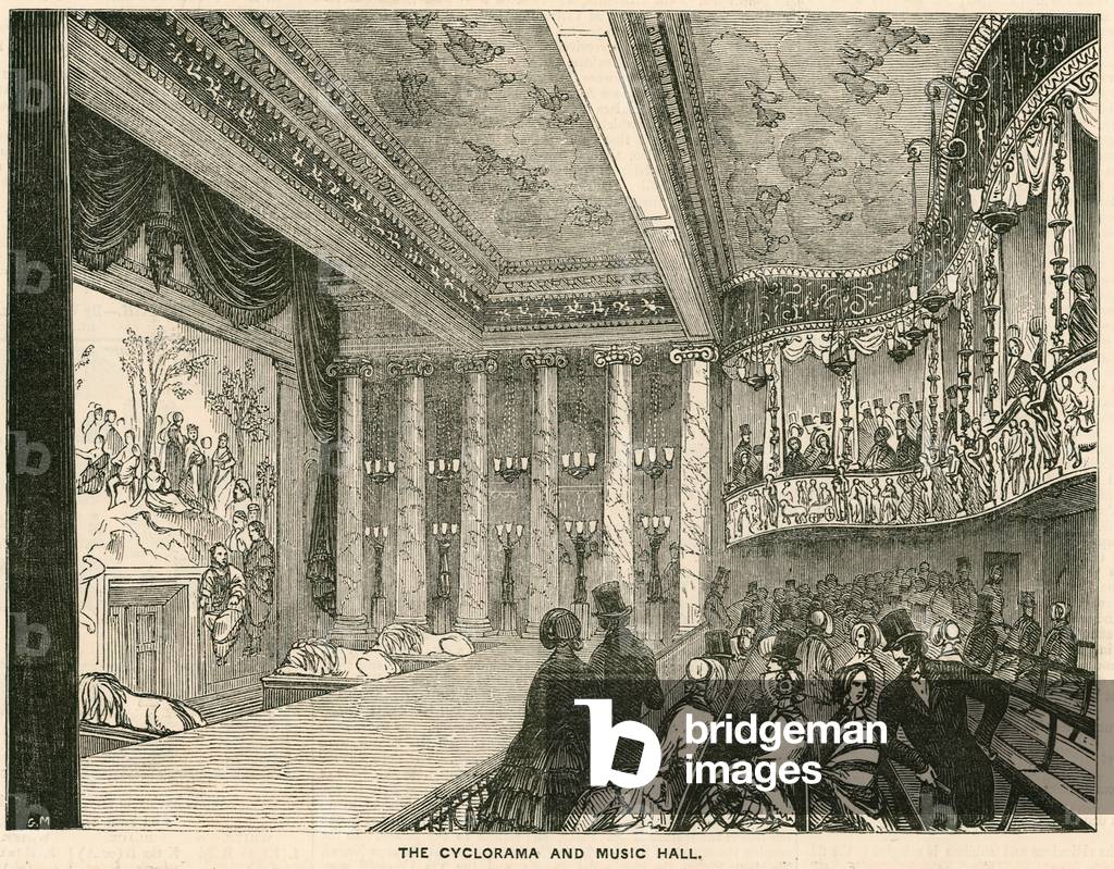The Cyclorama and Music Hall at the Colosseum, London (engraving)