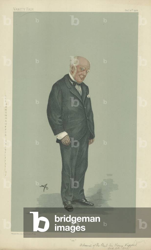 Admiral of the Fleet The Hon Sir Henry Keppel (colour litho)
