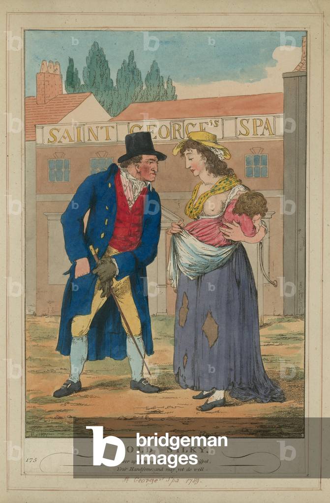 Dear Silky (coloured engraving)