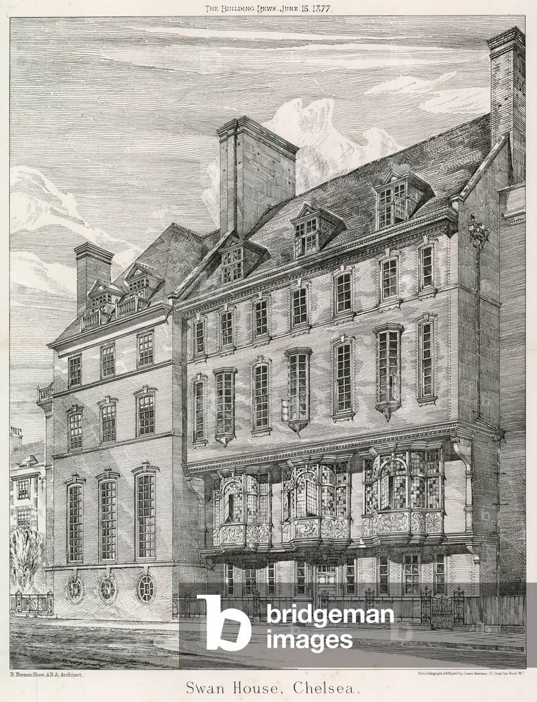 Swan House, Chelsea (engraving)