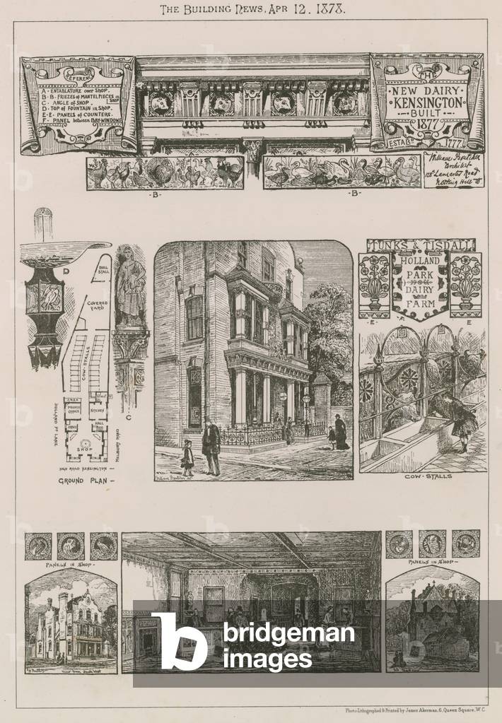 New dairy, Kensington, built 1777 (engraving)