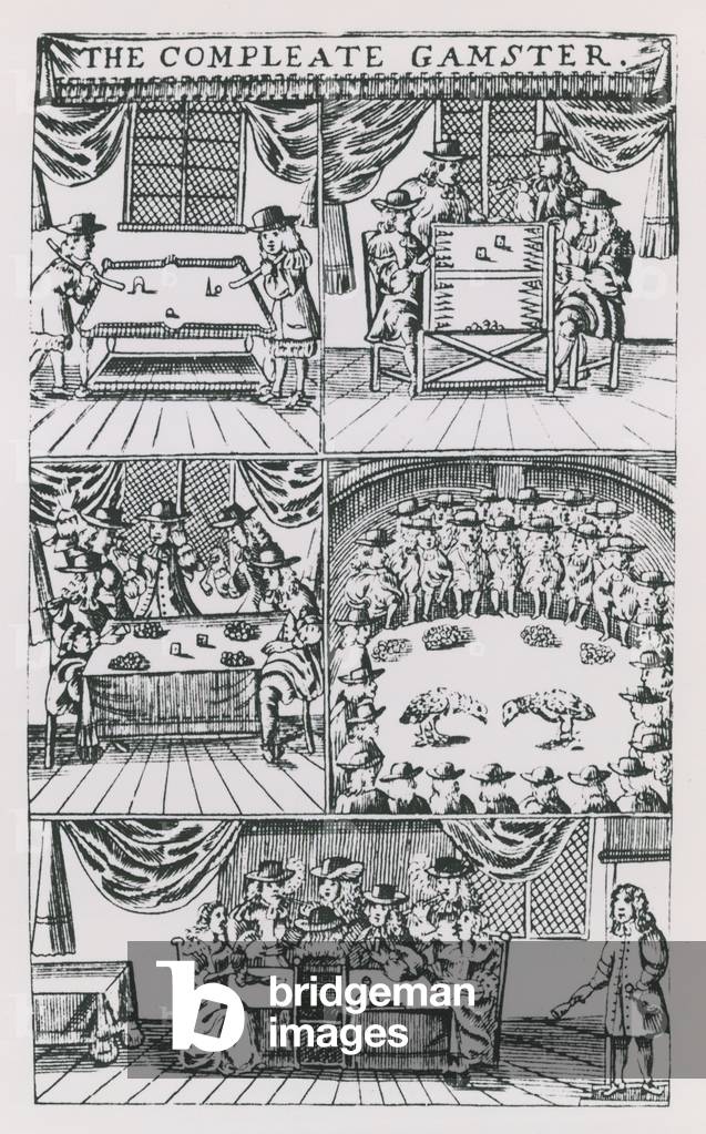 Illustrations from The Compleat Gamster (engraving)