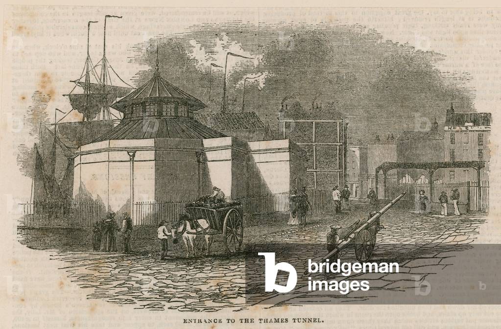 Entrance to the Thames Tunnel (engraving)
