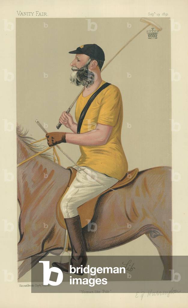 The Earl of Harrington (colour litho)