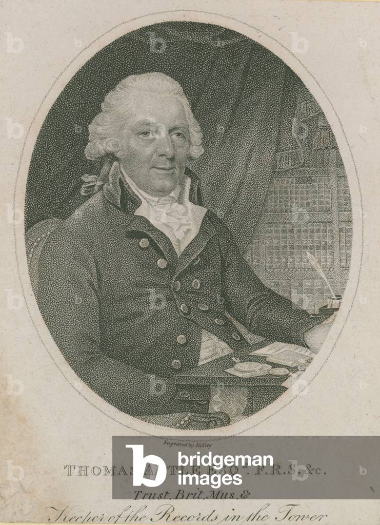 Portrait of Thomas Astle (engraving)