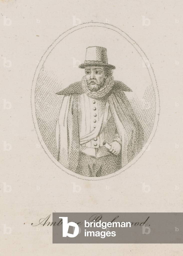 Ambrose Rookewood, a member of the Gunpowder Plot (engraving)