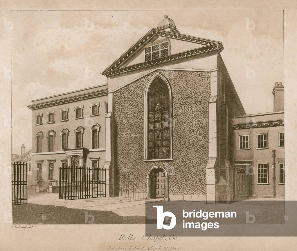 Rolls Chapel, London (engraving)