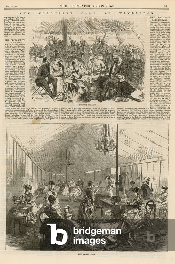 The Volunteer Camp at Wimbledon (engraving)