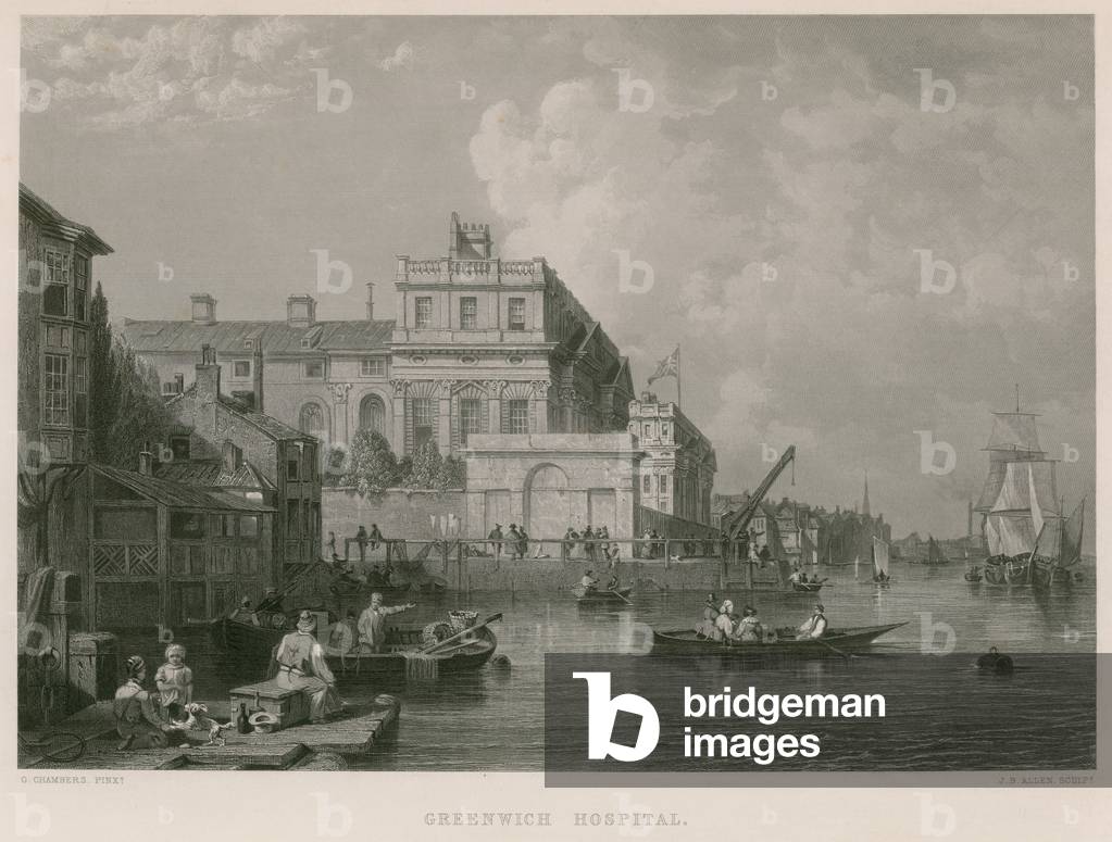 Greenwich Hospital, London (engraving)