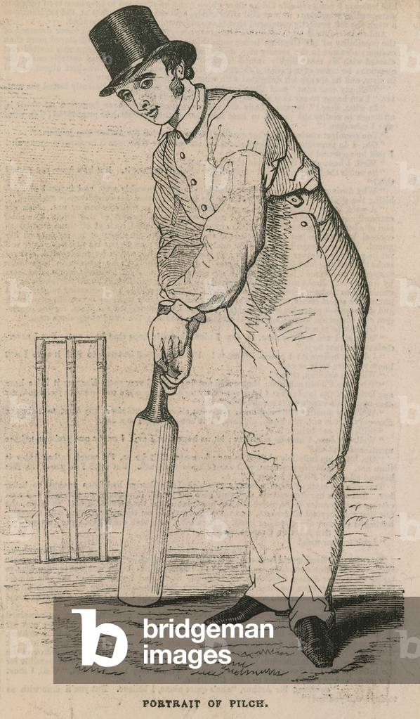 Portrait of Pilch (engraving)