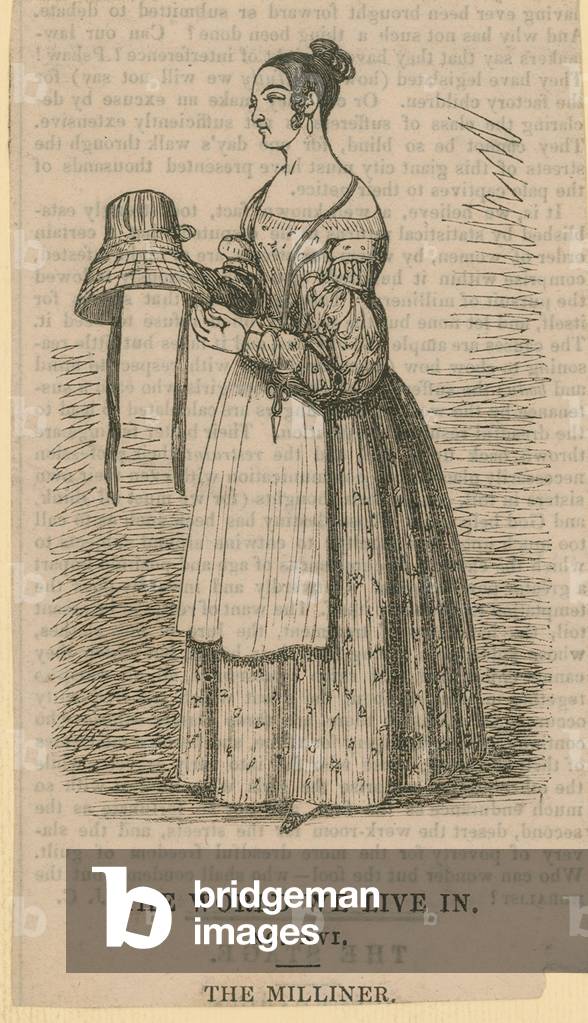 The World We Live In: The Milliner (engraving)