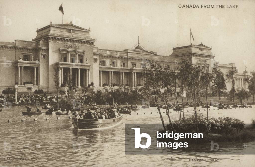 Canada from the Lake (b/w photo)