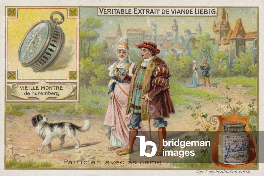French Meat Extract (Bouillon), Courting Couple (chromolitho)