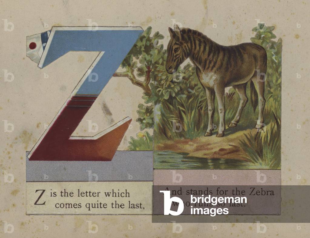 Letter Z (colour litho)