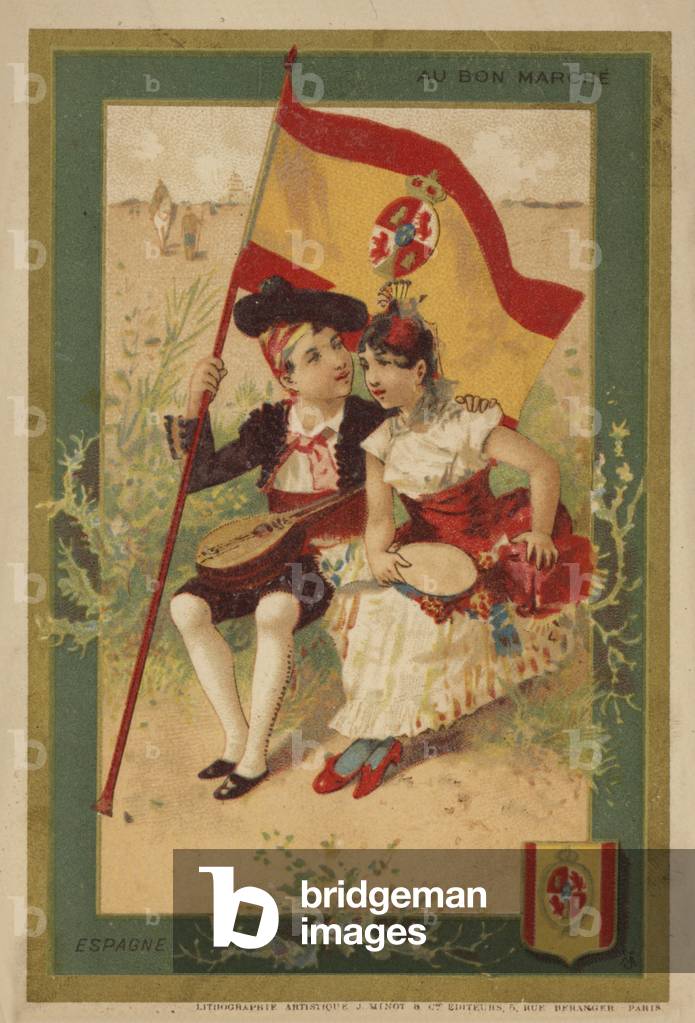 Spanish Couple (chromolitho)