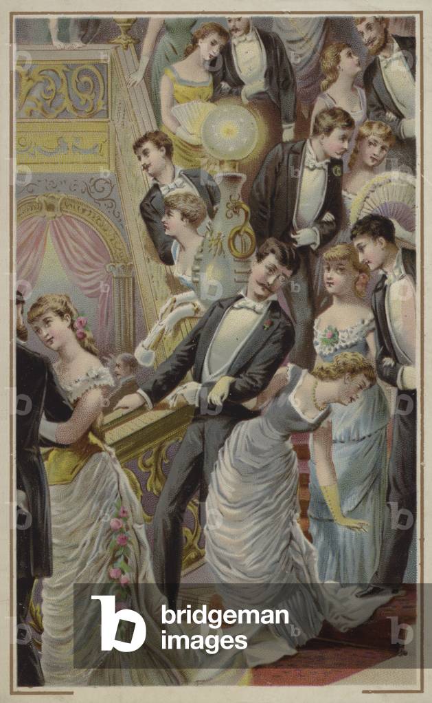 Staircase at opera (chromolitho)